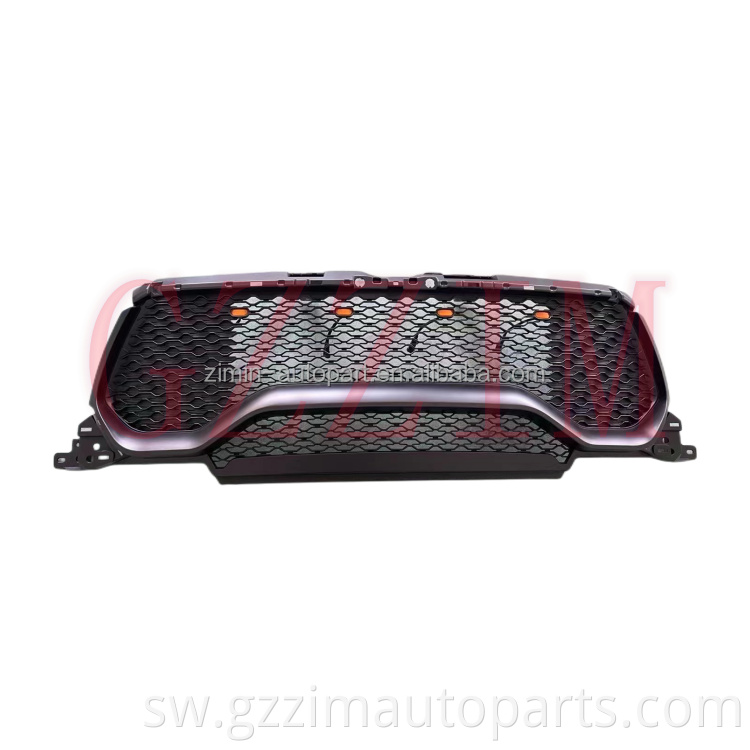 Modified Black Front  Middle Grille Used For RAM 1500 2019+